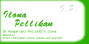 ilona pellikan business card